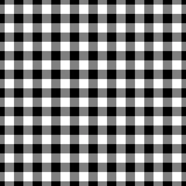 Kissen Mini Checks Black and White