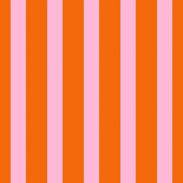 Bold Tangerine Candy Stripes