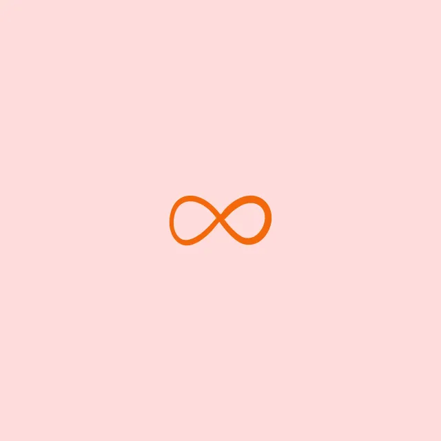Kissen Infinity light pink