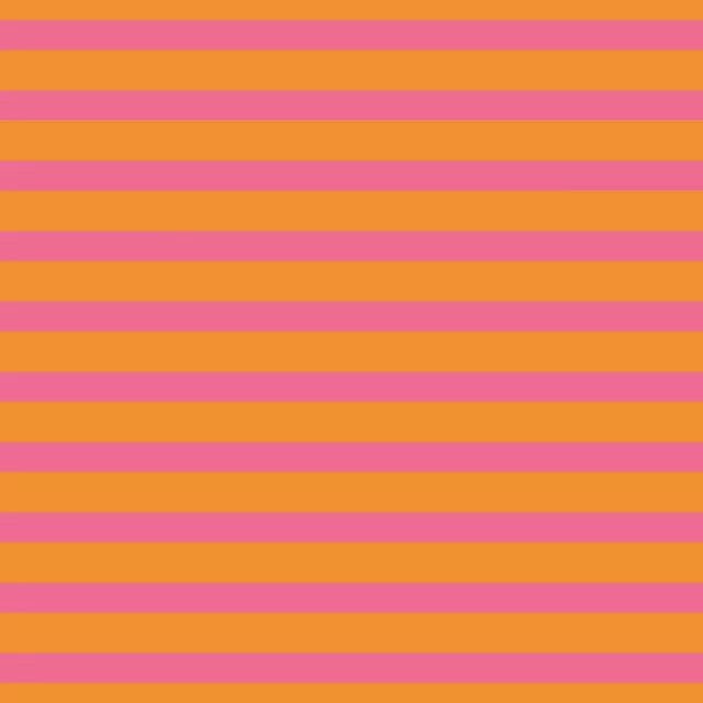 Sitzkissen Rayas naranja y pink