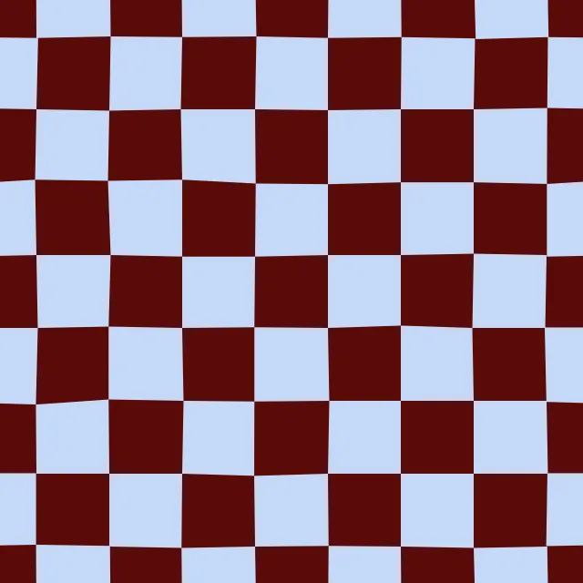 Kissen Chess Pattern brown blue