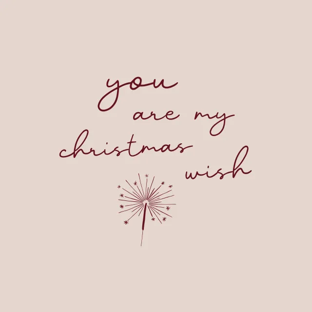 Kissen You Are My Christmas Wish
