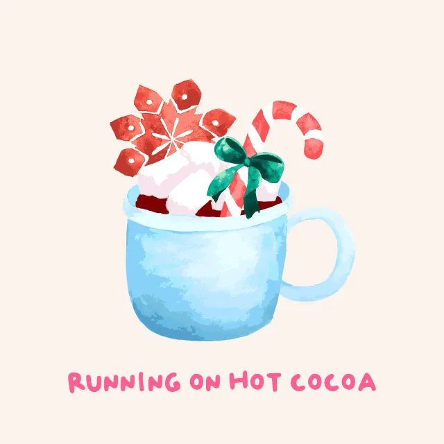Servietten Running On Hot Cocoa
