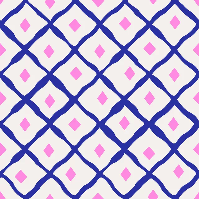 Cool Boho Mesh Pattern blue