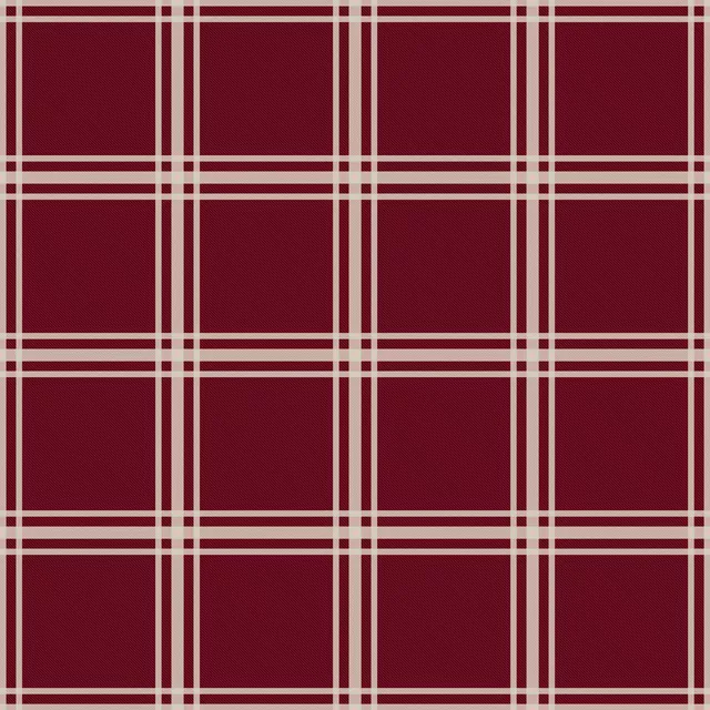 Winter Checks berry red