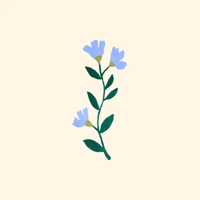 Kissen Spring Flower lavender