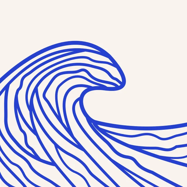 Kissen Summer Wave