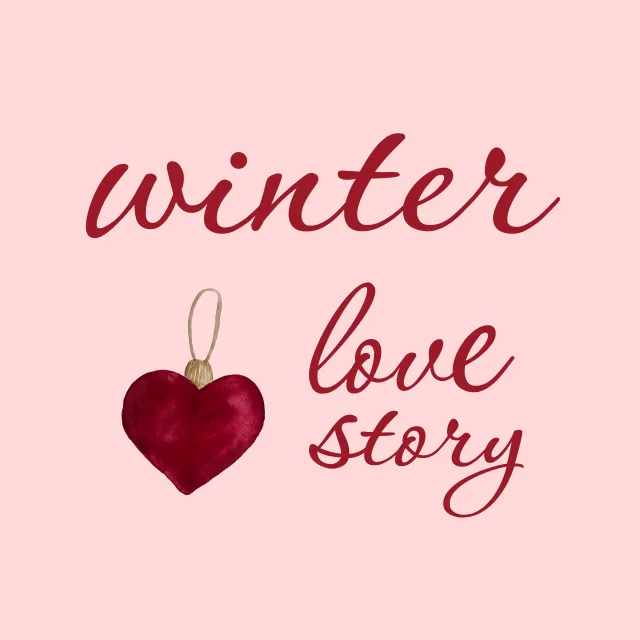 Kissen Winter Love Story