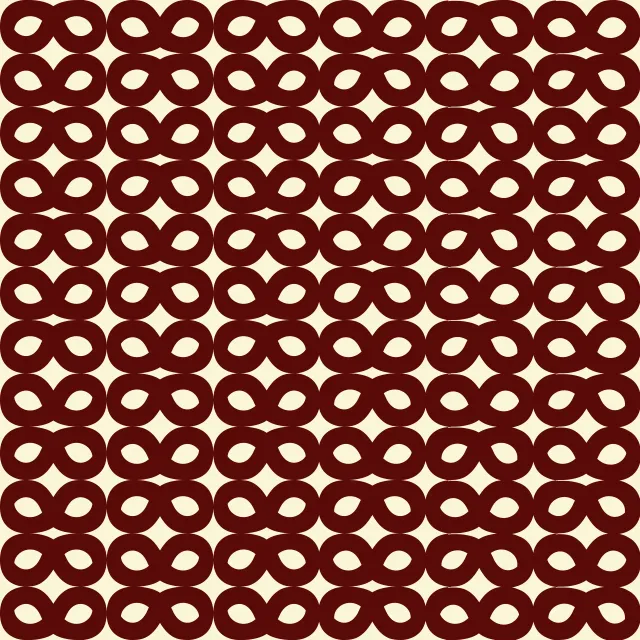 Kissen Infinity Pattern brown vanilla