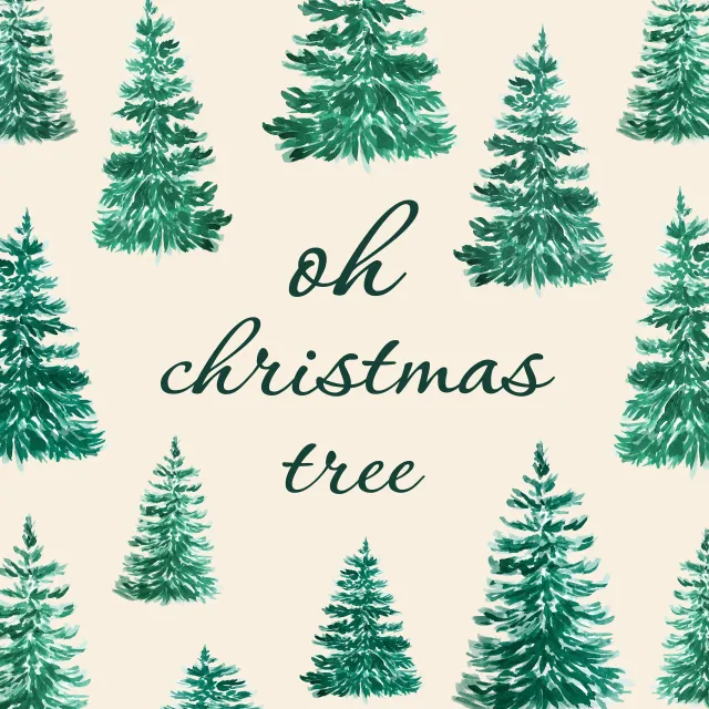 Kissen Oh Christmas Tree