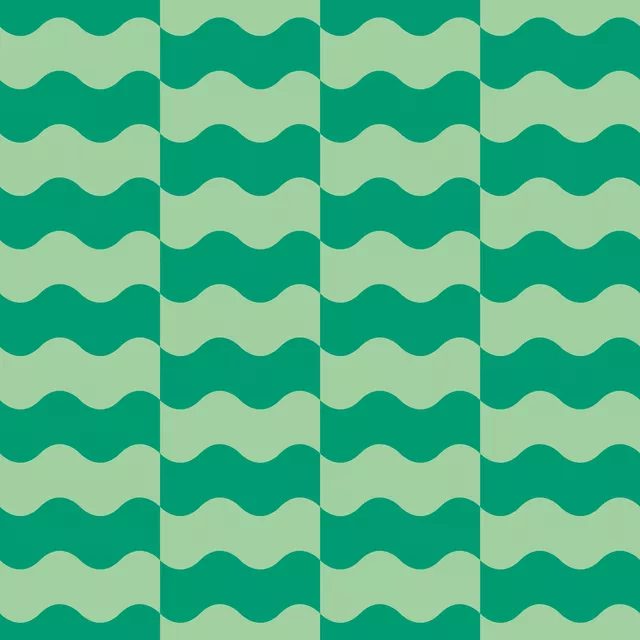 Rayas Onduladas verde