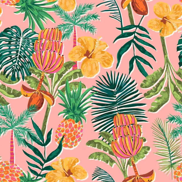 Exotic Jungle Vibes pink