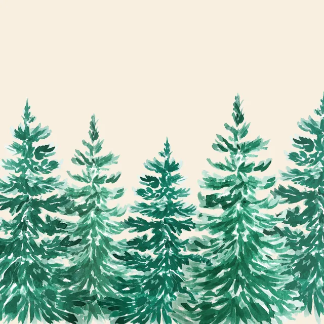 Kissen Magic Winter Forest
