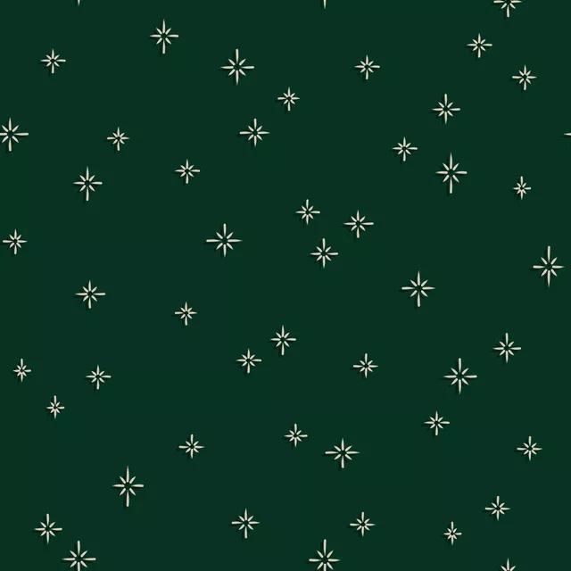 Tischdecke Sparkling Stars pine green