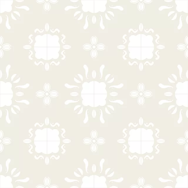 Kissen Azulejos Beige