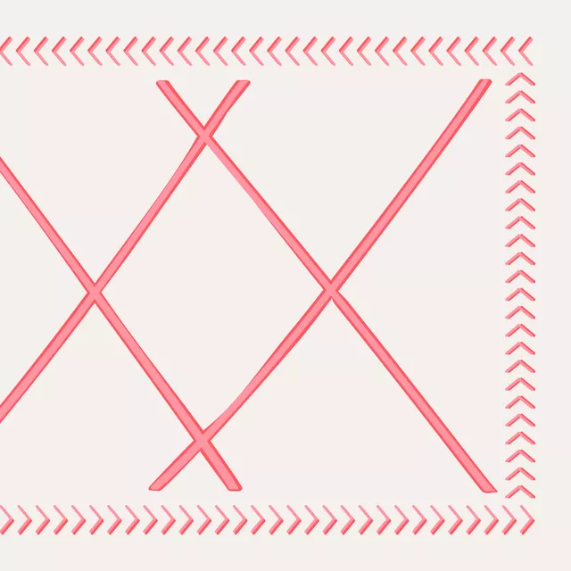 Cool Boho Cross pink