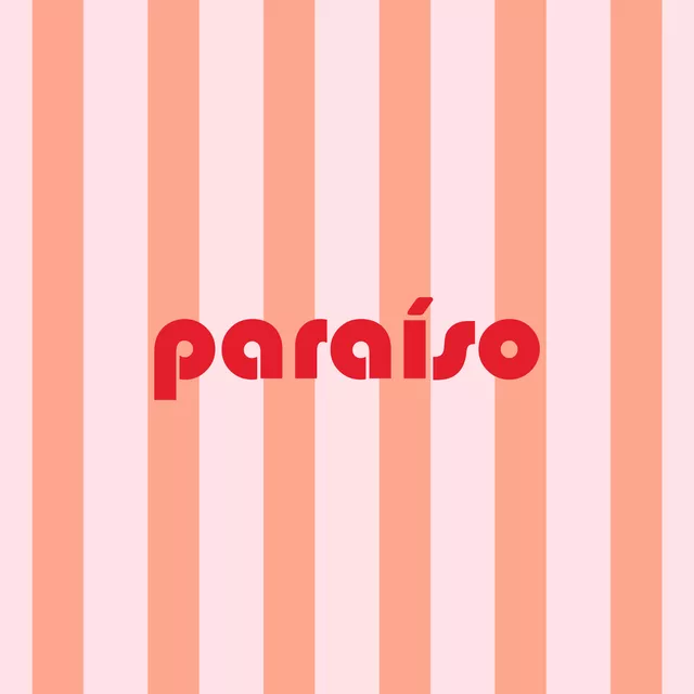 Paraiso Rayas melocotón y rosa