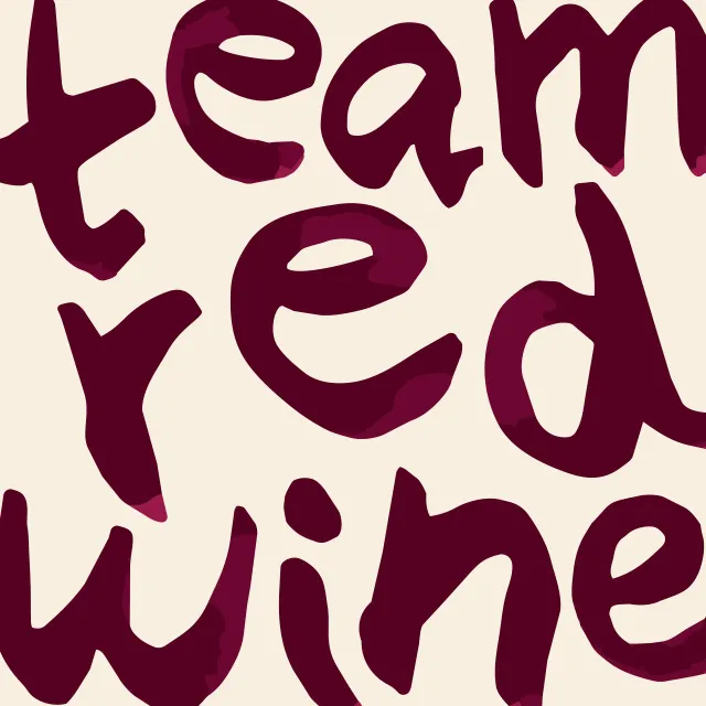 Kissen Team Red Wine