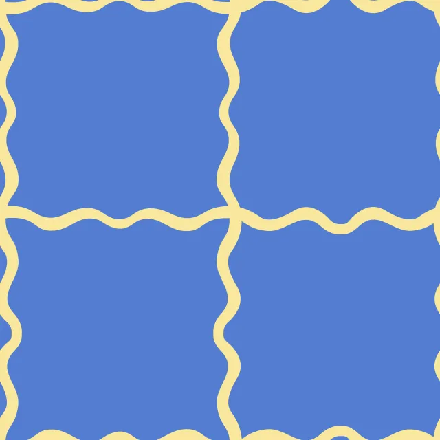 Dekovorhang Blue Yellow