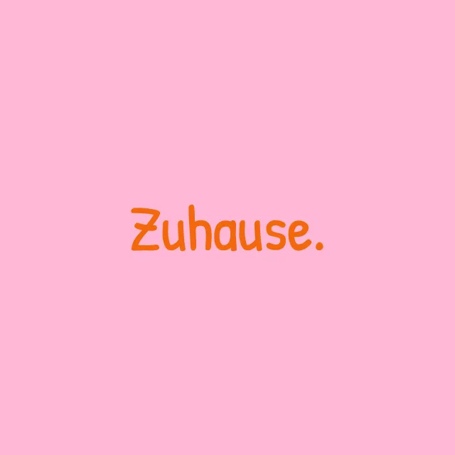 Zuhause pink