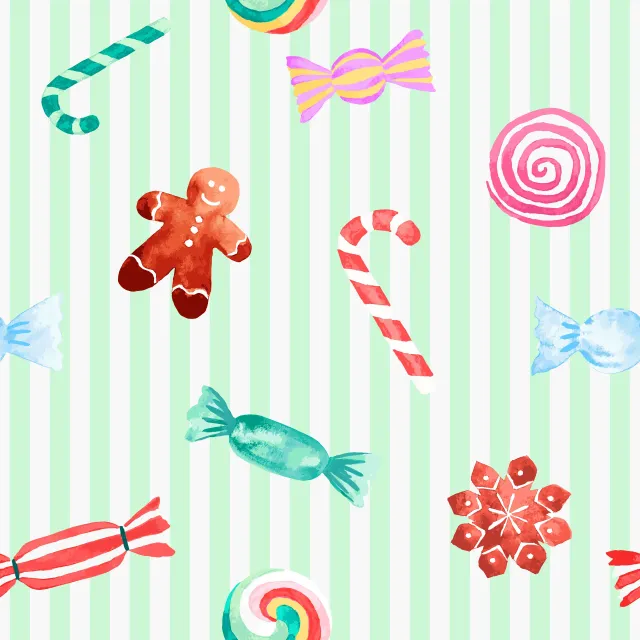 Bankauflage Cotton Candy Xmas Sweets Mint