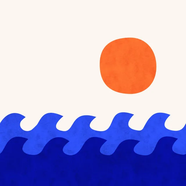 Kissen Sun and Sea