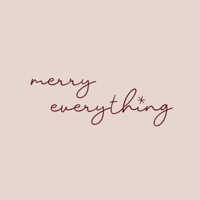 Tischset Merry Everything