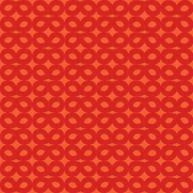 Kissen Infinity Pattern red orange