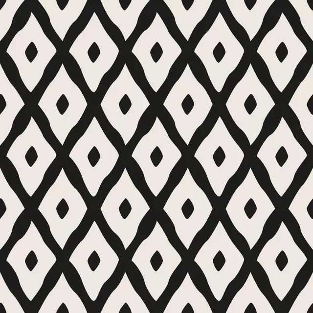 Kissen Boho Diamonds black