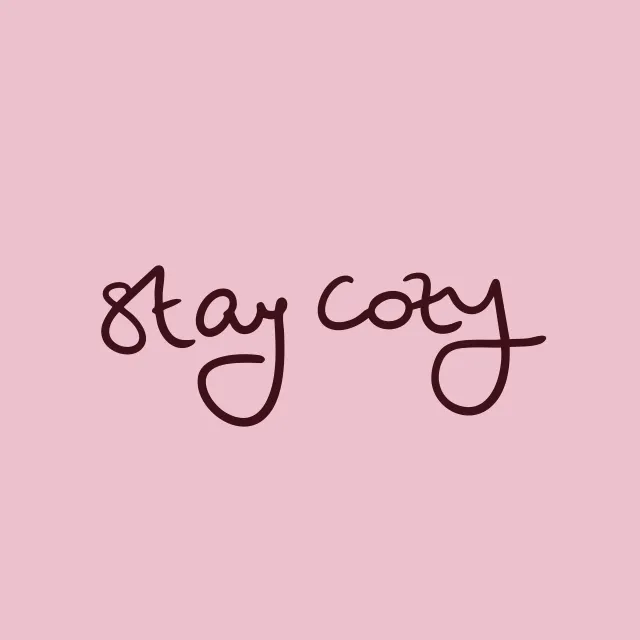 Kissen Stay Cozy rose