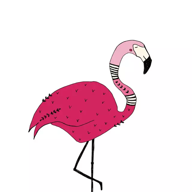 Geschirrtücher Pink Flamingo