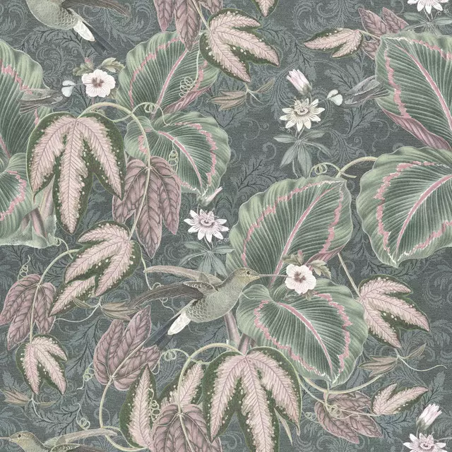 Tischdecke Botanische Shabby chic Vögel