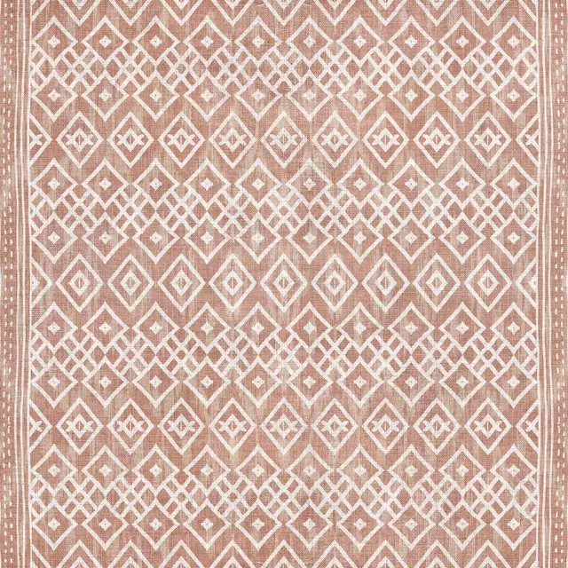 Tischdecke Ibiza Terracotta Geometrie