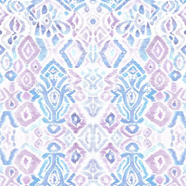 Very Peri boho ikat
