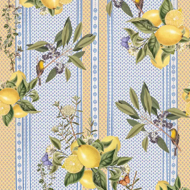 Provence lemons and stripes 2