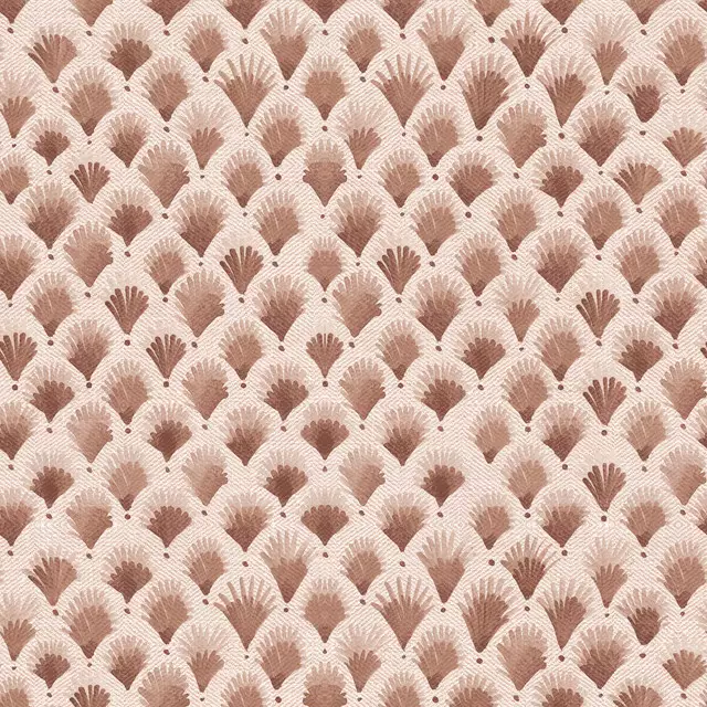 Kissen Artdeco Geometrisch Terracotta