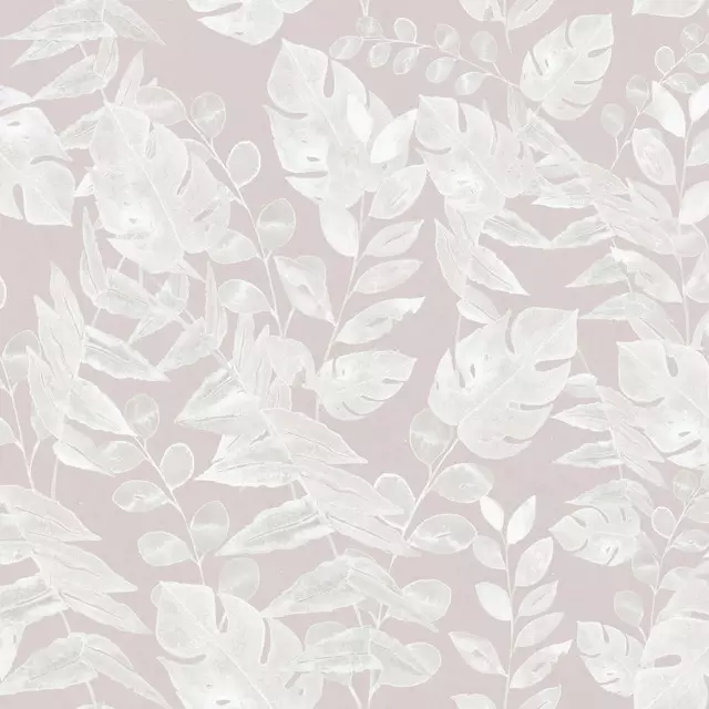 Servietten Beige leaves pattern