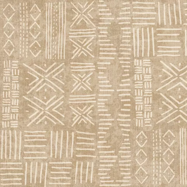 Sitzkissen Ethno Boho Batik senf