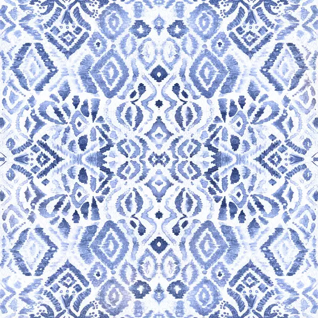 Boho Blue Pattern