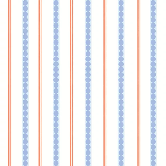 Tischläufer Coastal Preppy Stripes I