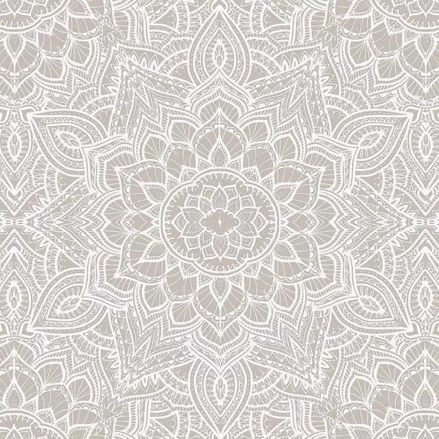 Kissen Boho Mandala Beige