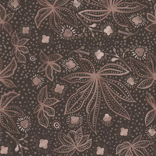 Retro Batik Flowers