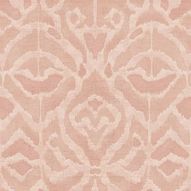 Dekovorhang Boho exotic ikat terracotta