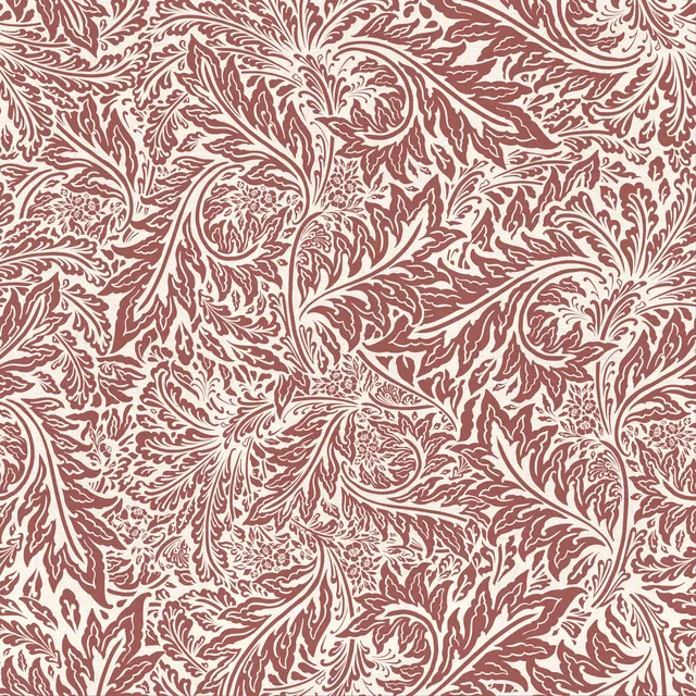 Tischdecke Morris Rote blattern