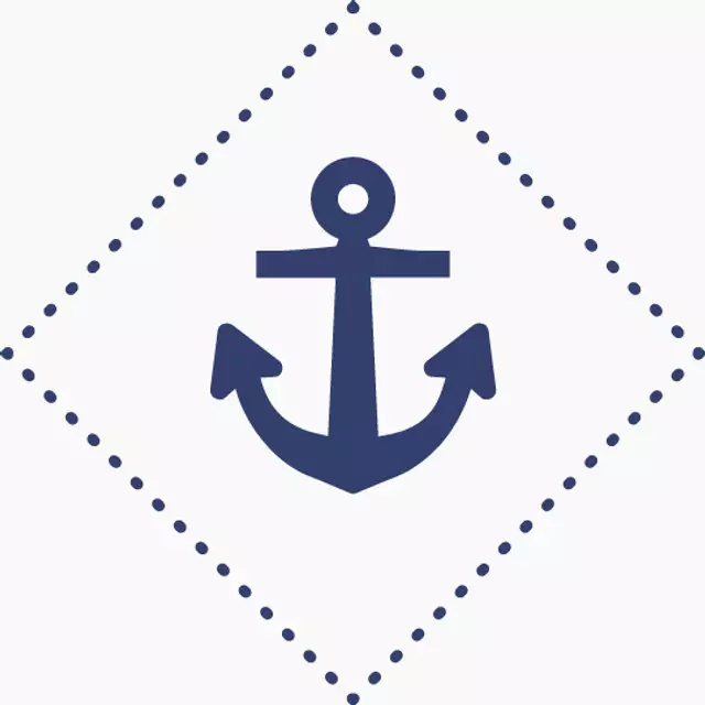Kissen Checkerboard Anker