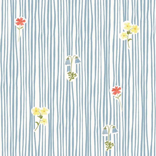 Stripes and flowers