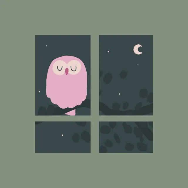 Geschirrtücher Sleepy Owl
