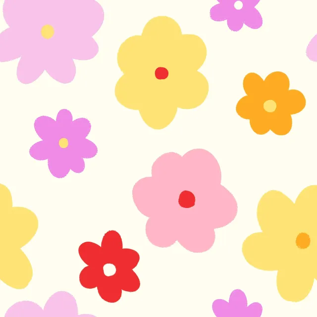 Kissen Blümchen bunt