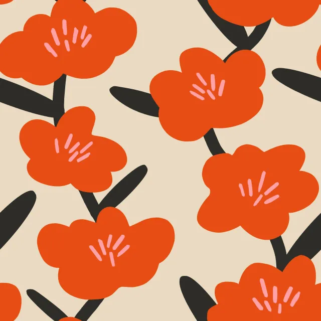 Sitzkissen Floral