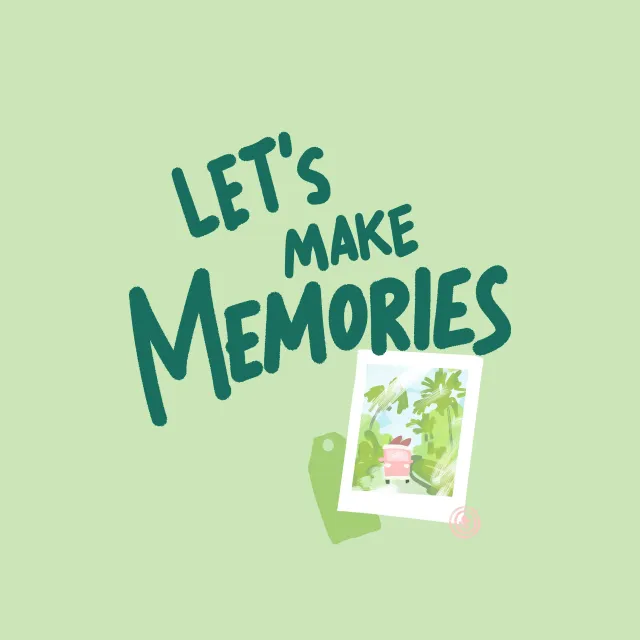 Servietten Let’s make memories